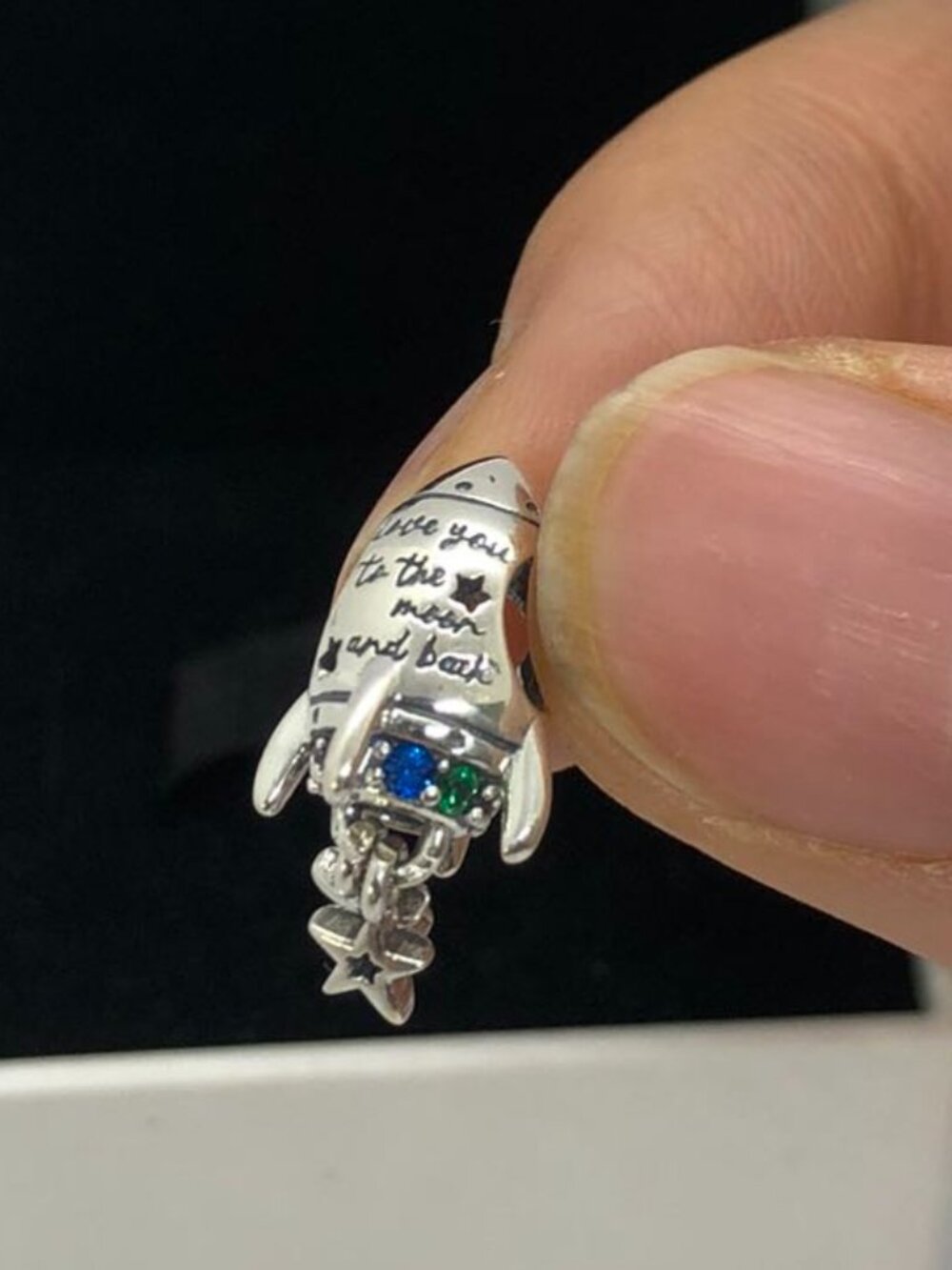 ✨🔥Pandora Space Love Rocket Charm